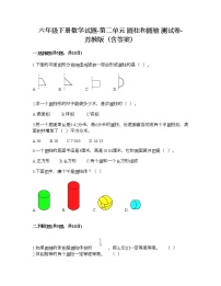 小学数学苏教版六年级下册二 圆柱和圆锥练习题