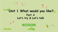 小学英语人教版 (PEP)五年级上册Unit 3 What would you like? Part A课文课件ppt