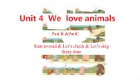 英语三年级上册Unit 4 We love animals Part B课文配套课件ppt