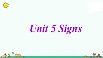 小学英语新版-牛津译林版六年级上册Unit 5 Signs教案配套课件ppt