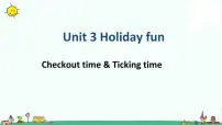 小学英语Unit 3 Holiday fun图片ppt课件