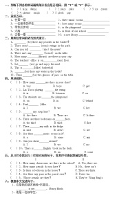 新版-牛津译林版五年级上册Unit 2 A new student练习