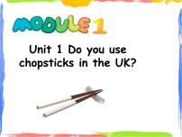 英语三年级上册Unit 1 Do you use chopsticks in England?图片ppt课件