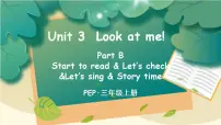 英语三年级上册Unit 3 Look at me! Part B获奖课件ppt