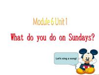 小学英语外研版 (一年级起点)二年级上册Module 6Unit 1 What do you do on Sundays?教课课件ppt