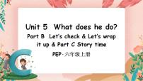 人教版 (PEP)六年级上册Unit 5 What does he do? Part B优质ppt课件