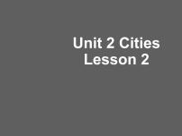 小学英语人教版 (新起点)四年级下册Lesson 2一等奖课件ppt