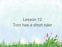 接力版三年级下册Lesson 12 Tom has a short ruler.说课课件ppt