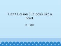 小学英语川教版六年级下册Lesson 3 It looks like a heart图文ppt课件