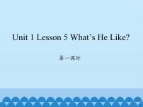 英语Lesson 5 What's he like?教学课件ppt