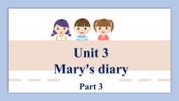 小学英语外研剑桥版六年级下册Unit 3 mary's diary课堂教学ppt课件