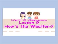 英语四年级下册Lesson 10 Seasons and weather课文课件ppt