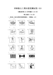 译林版五年级上册期末提优测试卷（B）