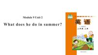 2020-2021学年Unit 2 What does he do in summer?示范课ppt课件