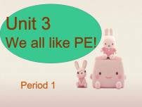 2020-2021学年Unit 3 We all like PE!优秀ppt课件