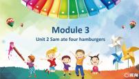 外研版 (三年级起点)五年级下册Unit 2 Sam ate four hamburgers.课前预习ppt课件