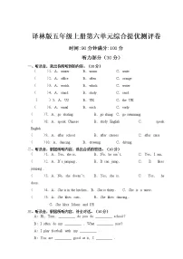 2020-2021学年Unit 6 My e-friend当堂达标检测题