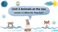 冀教版 (三年级起点)三年级下册Lesson 11 What Do They Eat?完美版ppt课件
