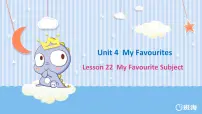 冀教版 (三年级起点)四年级下册Lesson 22 My Favourite Subject优质课课件ppt