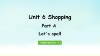 小学英语人教版 (PEP)四年级下册Unit 6 Shopping Part A课文配套ppt课件