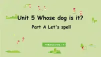 小学英语人教版 (PEP)五年级下册Unit 5 Whose dog is it? Part A教学演示课件ppt