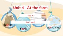 四年级下册Unit 4 At the farm Part A说课ppt课件