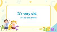 小学英语外研版 (三年级起点)四年级下册Unit 2 It's very old.公开课课件ppt