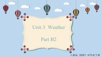 四年级下册Unit 3 Weather Part B课前预习ppt课件