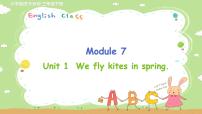外研版 (三年级起点)Unit 1  We fly kites in spring.备课ppt课件