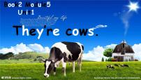 英语一年级下册Unit 1 They’re cows.图片ppt课件