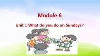 小学英语外研版 (三年级起点)三年级下册Module 6Unit 1  What do you do on Sundays?备课ppt课件