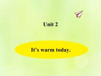 英语三年级下册Unit 2  It’s warm today.图文课件ppt