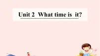 人教版 (PEP)四年级下册Unit 2 What time is it? Part A评课ppt课件