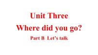 人教版 (PEP)六年级下册Unit 3 Where did you go? Part B背景图课件ppt