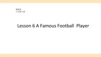 冀教版 (三年级起点)六年级下册Lesson6 A Famous Football Player备课ppt课件