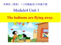 外研版 (三年级起点)六年级下册Unit 1 The balloons are flying away!教案配套课件ppt