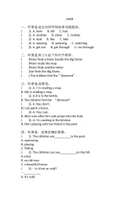 2020-2021学年Unit 8 An outing课后复习题