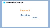 小学英语科普版六年级下册Lesson 5 Revision优质ppt课件