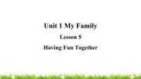 英语五年级上册Lesson 5 Having Fun Together教学课件ppt