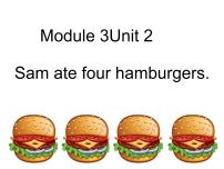 小学英语外研版 (三年级起点)五年级下册Unit 2 Sam ate four hamburgers.教案配套课件ppt