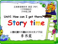 小学英语人教版 (PEP)六年级上册Unit 1 How can I get there? Part C教学演示ppt课件