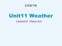 小学英语北师大版 (三年级起点)五年级下册Unit 11 Weather多媒体教学课件ppt
