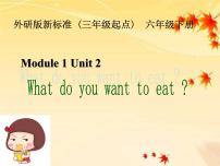 小学英语Module 1Unit 2 What do you want to eat?课文内容ppt课件