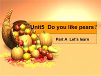 2020-2021学年Unit 5 Do you like pears? Part A背景图课件ppt