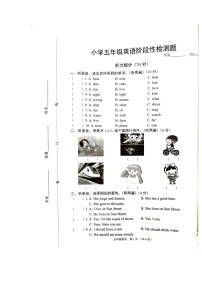 江苏省宿迁市沭阳县2021-2022学年五年级下学期期中英语测试卷（无答案）