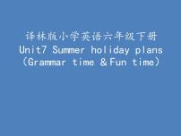 英语六年级下册Unit 7 Summer holiday plans多媒体教学ppt课件