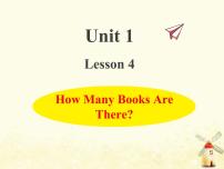 英语四年级下册Unit 1 Hello AgainLesson 4 How Many Books Are There?教学课件ppt