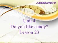小学人教精通版Unit 4 Do you like candy?Lesson 23多媒体教学ppt课件