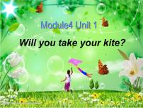 外研版 (三年级起点)四年级下册Unit 1 Will you take your kite?示范课ppt课件