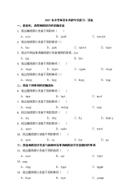 小学英语小升初专项复习：语音